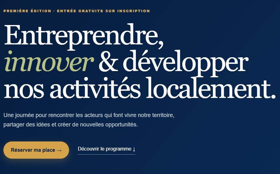 Visuel de l'événement Rencontres Economiques de Varces